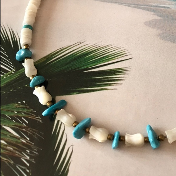 ARTISAN Anklet Bracelet Customized Tulips White Shell - Picture 2 of 6